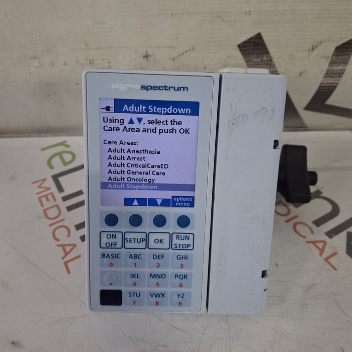 Baxter Sigma Spectrum 8.00.05 w/o Battery Infusion Pump