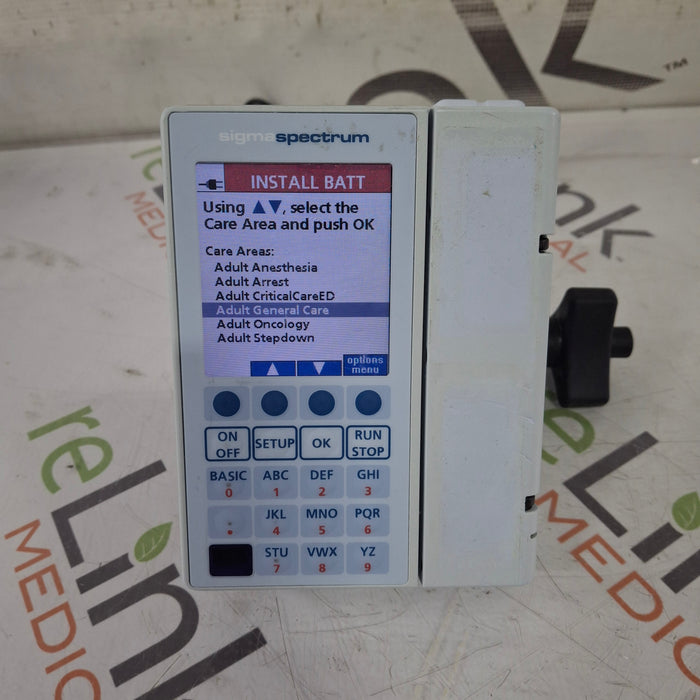 Baxter Baxter Sigma Spectrum 8.01.00 w/o Battery Infusion Pump Infusion Pump reLink Medical