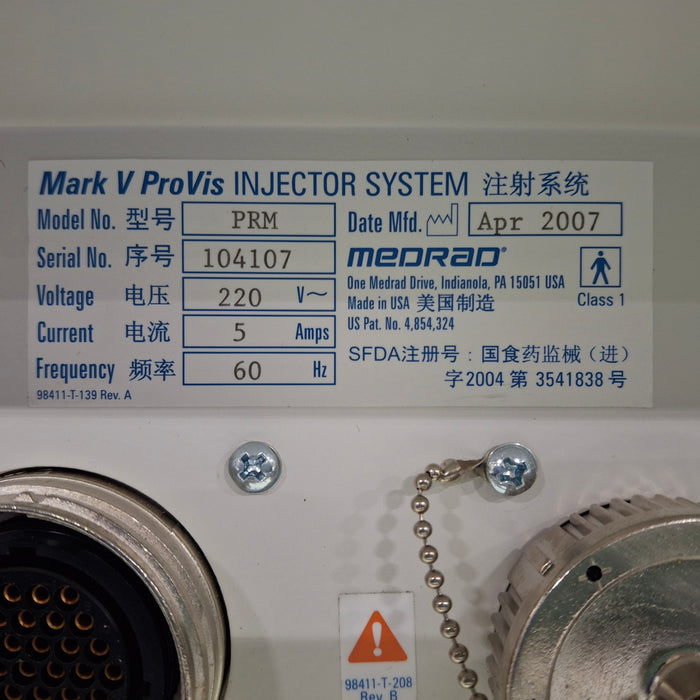 Medrad Mark V ProVis Injector