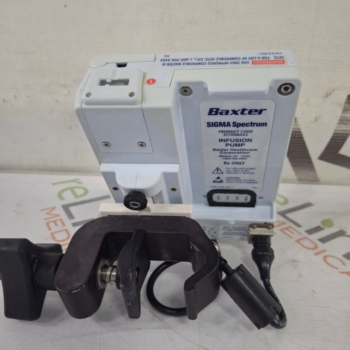 Baxter Sigma Spectrum 8.00.04 w/o Battery Infusion Pump