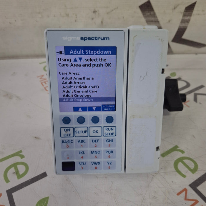 Baxter Sigma Spectrum 8.00.04 w/o Battery Infusion Pump
