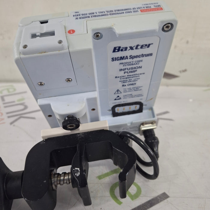 Baxter Sigma Spectrum 8.00.04 w/o Battery Infusion Pump