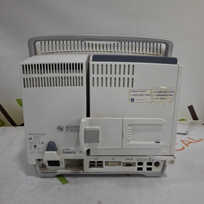 GE Healthcare GE Healthcare Carescape B650 Emergency Care Patient Monitor Patient Monitors reLink Medical