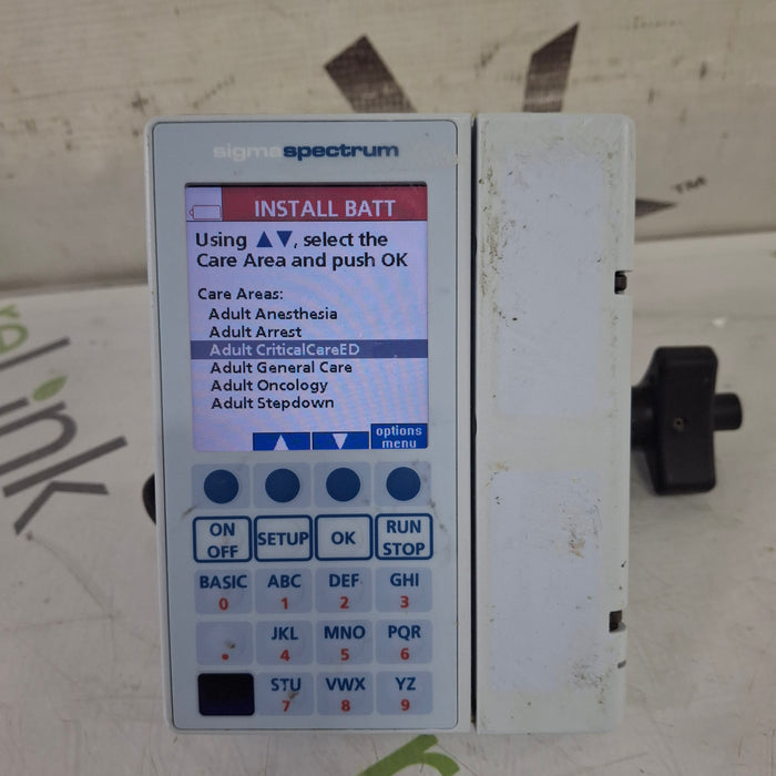 Baxter Sigma Spectrum 8.01.00 w/o Battery Infusion Pump