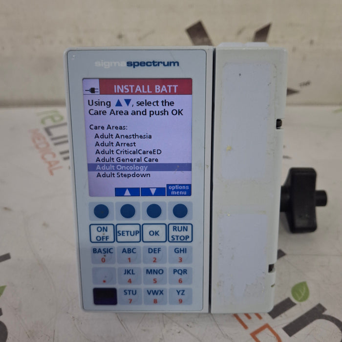 Baxter Sigma Spectrum 8.01.00 w/o Battery Infusion Pump