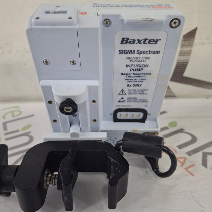 Baxter Sigma Spectrum 8.01.00 w/o Battery Infusion Pump