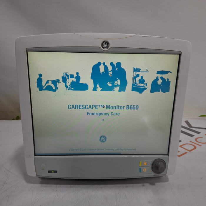 GE Healthcare GE Healthcare Carescape B650 Emergency Care Patient Monitor Patient Monitors reLink Medical