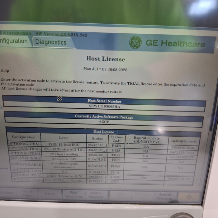 GE Healthcare GE Healthcare Carescape B650 Emergency Care Patient Monitor Patient Monitors reLink Medical