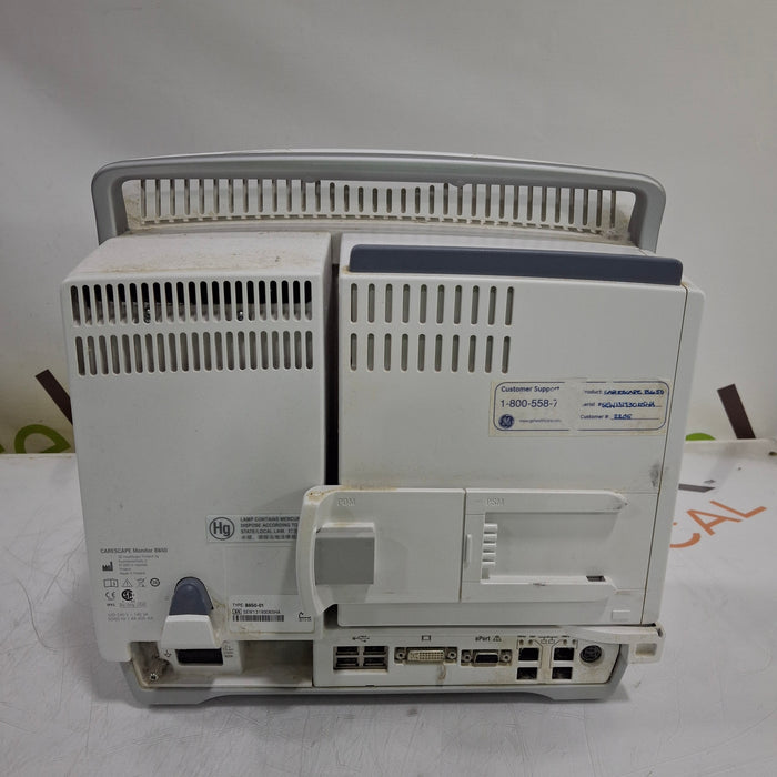 GE Healthcare GE Healthcare Carescape B650 Emergency Care Patient Monitor Patient Monitors reLink Medical