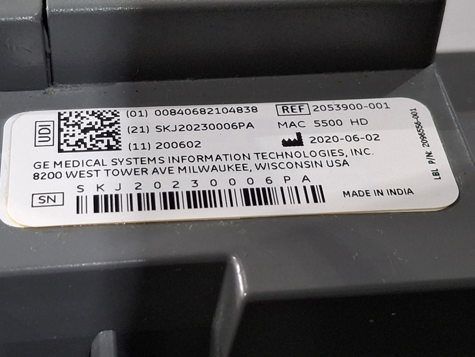 GE Healthcare GE Healthcare MAC 5500 HD ECG without CAM Module Cardiology reLink Medical