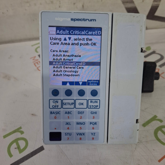 Baxter Baxter Sigma Spectrum 8.01.00 w/o Battery Infusion Pump Infusion Pump reLink Medical