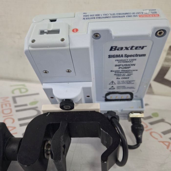 Baxter Baxter Sigma Spectrum 8.01.00 w/o Battery Infusion Pump Infusion Pump reLink Medical