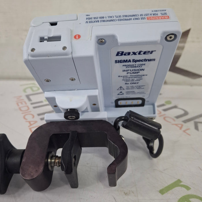 Baxter Baxter Sigma Spectrum 8.00.03 w/o Battery Infusion Pump Infusion Pump reLink Medical