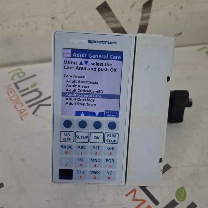Baxter Sigma Spectrum 8.00.05 w/o Battery Infusion Pump
