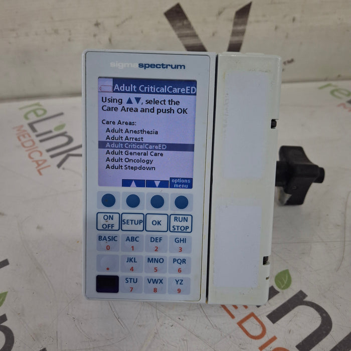 Baxter Sigma Spectrum 8.00.04 w/o Battery Infusion Pump