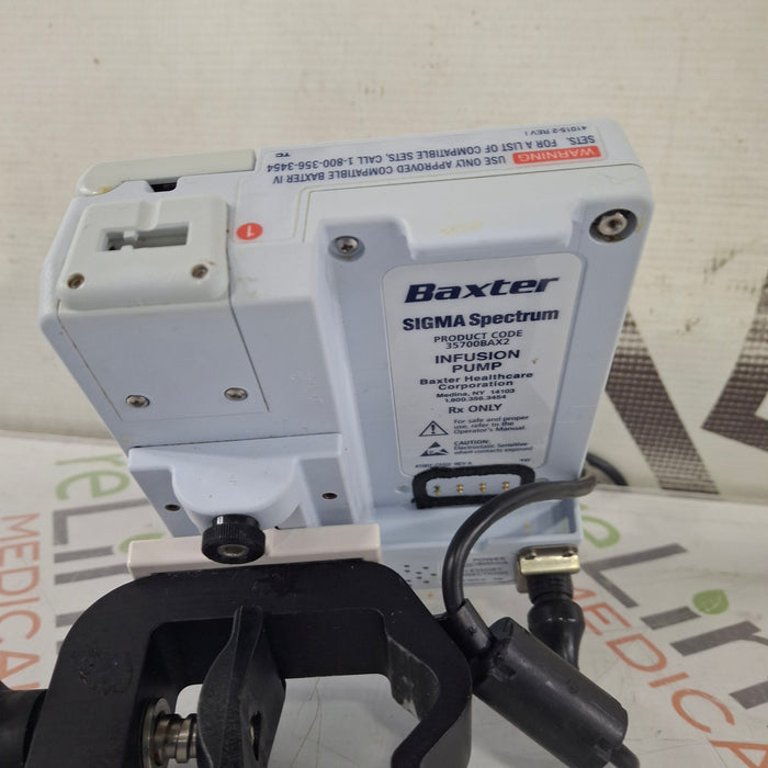 Baxter Sigma Spectrum 8.00.04 w/o Battery Infusion Pump