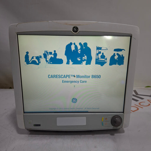 GE Healthcare GE Healthcare Carescape B650 Emergency Care Patient Monitor Patient Monitors reLink Medical