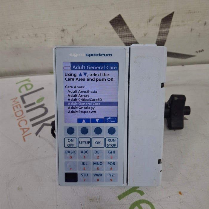 Baxter Sigma Spectrum 8.01.00 w/o Battery Infusion Pump