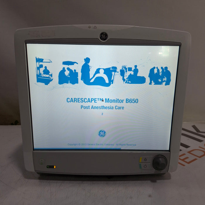 GE Healthcare GE Healthcare Carescape B450 Post Anesthesia Care Patient Monitor Patient Monitors reLink Medical