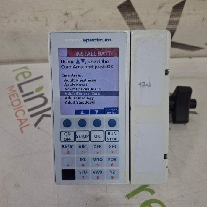 Baxter Baxter Sigma Spectrum 8.01.00 w/o Battery Infusion Pump Infusion Pump reLink Medical