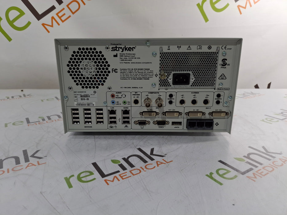 Stryker Stryker SDC3 240 060 100 Image Management System Rigid Endoscopy reLink Medical