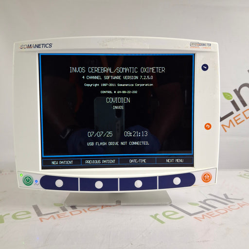Somanetics Somanetics Invos 5100C Cerebral Oximeter Monitor Patient Monitors reLink Medical