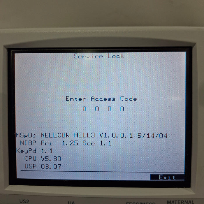 GE Healthcare Corometrics 250cx Series Model 259cx Fetal Monitor