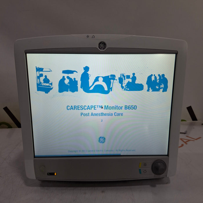 GE Healthcare GE Healthcare Carescape B650 Post Anesthesia Care Patient Monitor Patient Monitors reLink Medical