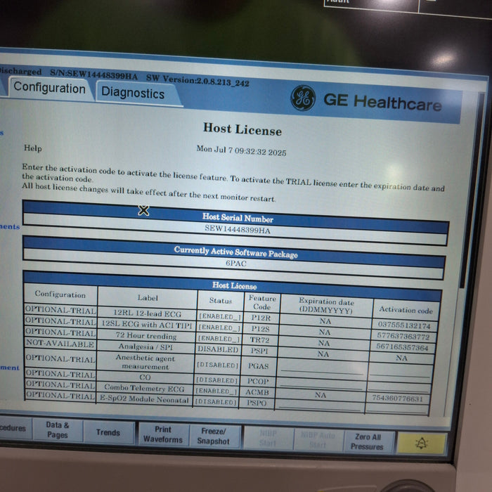 GE Healthcare GE Healthcare Carescape B650 Post Anesthesia Care Patient Monitor Patient Monitors reLink Medical