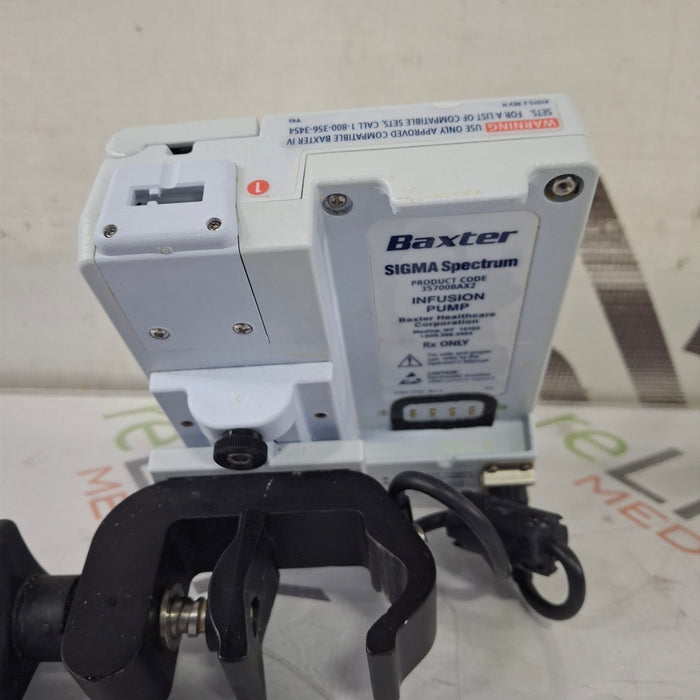 Baxter Baxter Sigma Spectrum 8.01.00 w/o Battery Infusion Pump Infusion Pump reLink Medical