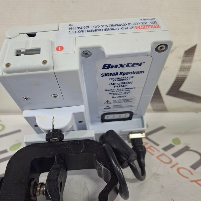 Baxter Baxter Sigma Spectrum 8.00.03 w/o Battery Infusion Pump Infusion Pump reLink Medical