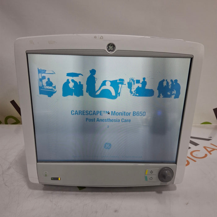 GE Healthcare GE Healthcare Carescape B650 Post Anesthesia Care Patient Monitor Patient Monitors reLink Medical