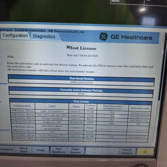 GE Healthcare GE Healthcare Carescape B650 Post Anesthesia Care Patient Monitor Patient Monitors reLink Medical