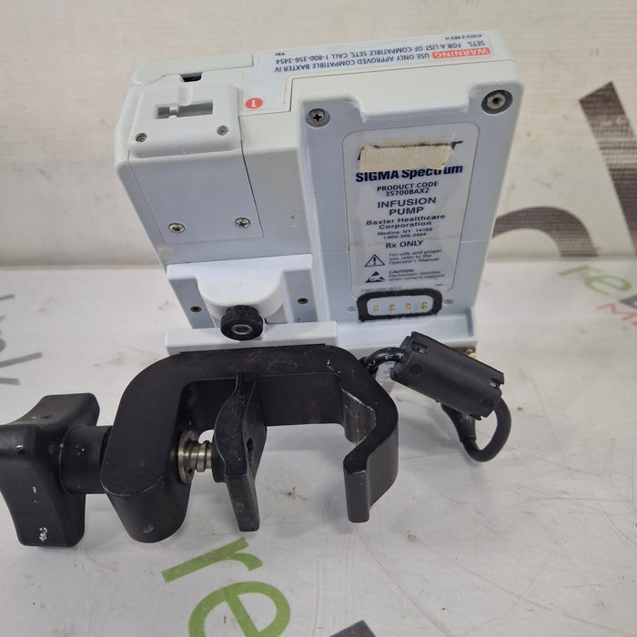 Baxter Baxter Sigma Spectrum 8.00.03 w/o Battery Infusion Pump Infusion Pump reLink Medical