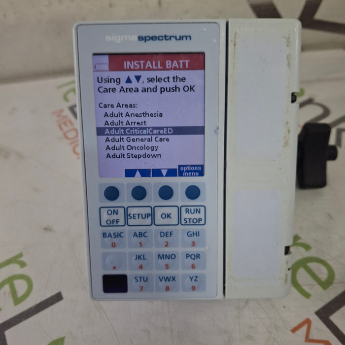 Baxter Sigma Spectrum 8.00.05 w/o Battery Infusion Pump