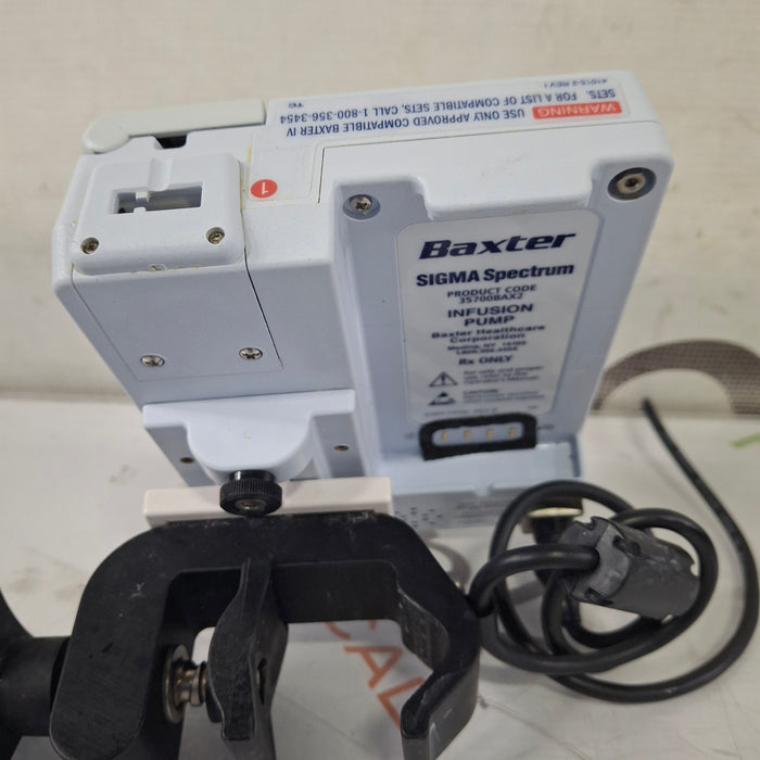 Baxter Sigma Spectrum 8.00.05 w/o Battery Infusion Pump
