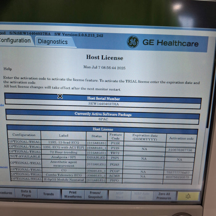 GE Healthcare GE Healthcare Carescape B650 Post Anesthesia Care Patient Monitor Patient Monitors reLink Medical