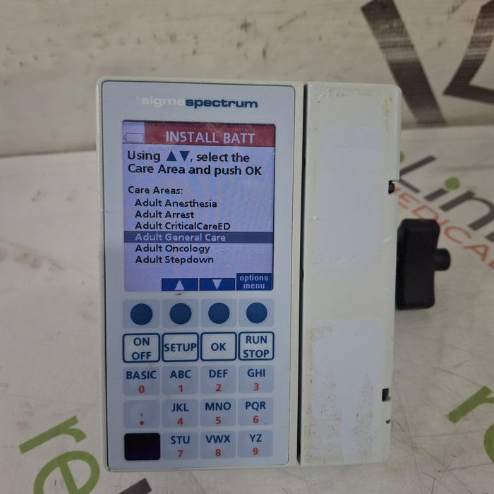 Baxter Baxter Sigma Spectrum 8.00.03 w/o Battery Infusion Pump Infusion Pump reLink Medical