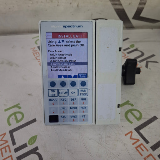 Baxter Baxter Sigma Spectrum 8.00.03 w/o Battery Infusion Pump Infusion Pump reLink Medical