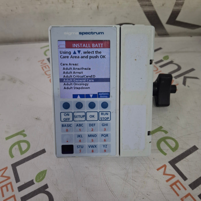 Baxter Baxter Sigma Spectrum 8.00.03 w/o Battery Infusion Pump Infusion Pump reLink Medical