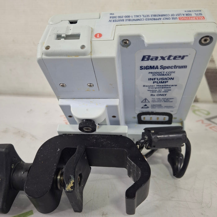 Baxter Baxter Sigma Spectrum 8.00.03 w/o Battery Infusion Pump Infusion Pump reLink Medical