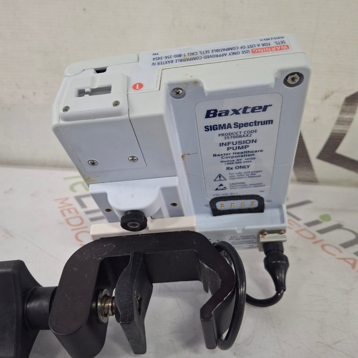 Baxter Sigma Spectrum 8.00.04 w/o Battery Infusion Pump