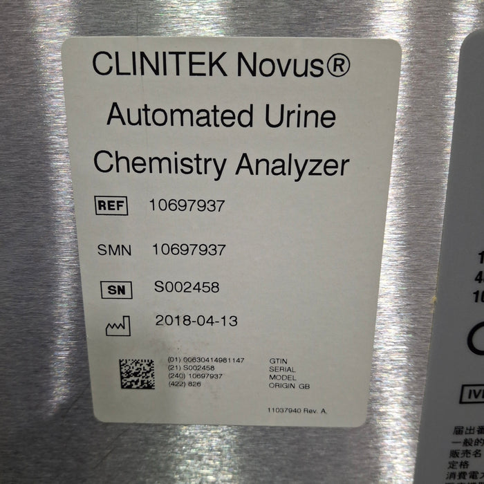 Siemens Siemens CLINITEK Novus Urine Analyzer Clinical Lab reLink Medical