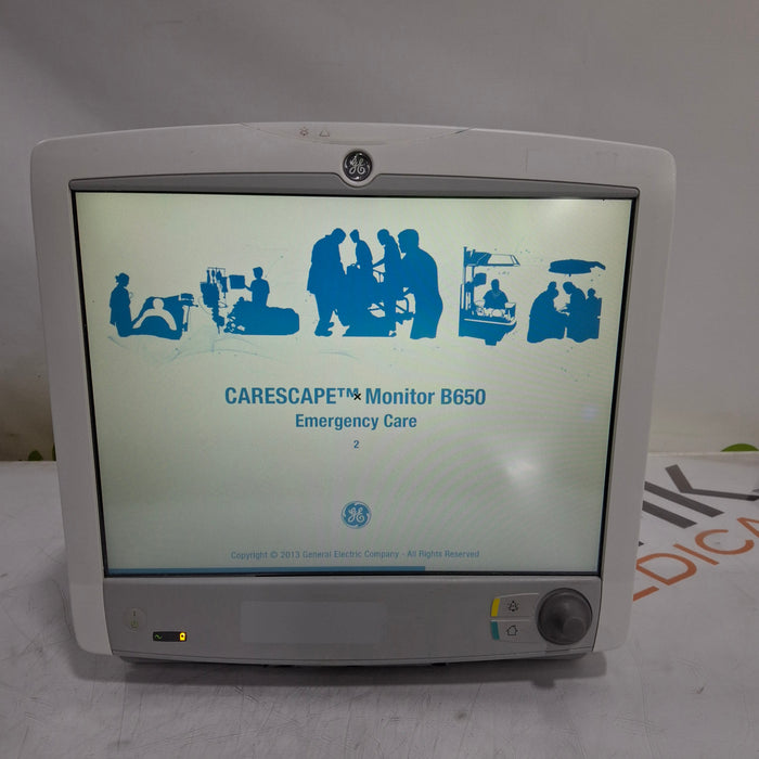 GE Healthcare GE Healthcare Carescape B650 Emergency Care Patient Monitor Patient Monitors reLink Medical