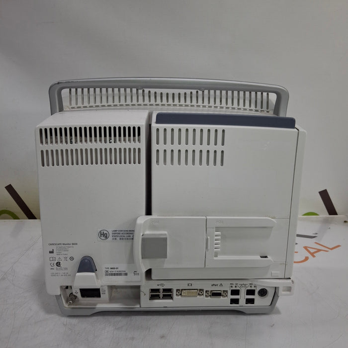 GE Healthcare GE Healthcare Carescape B650 Emergency Care Patient Monitor Patient Monitors reLink Medical