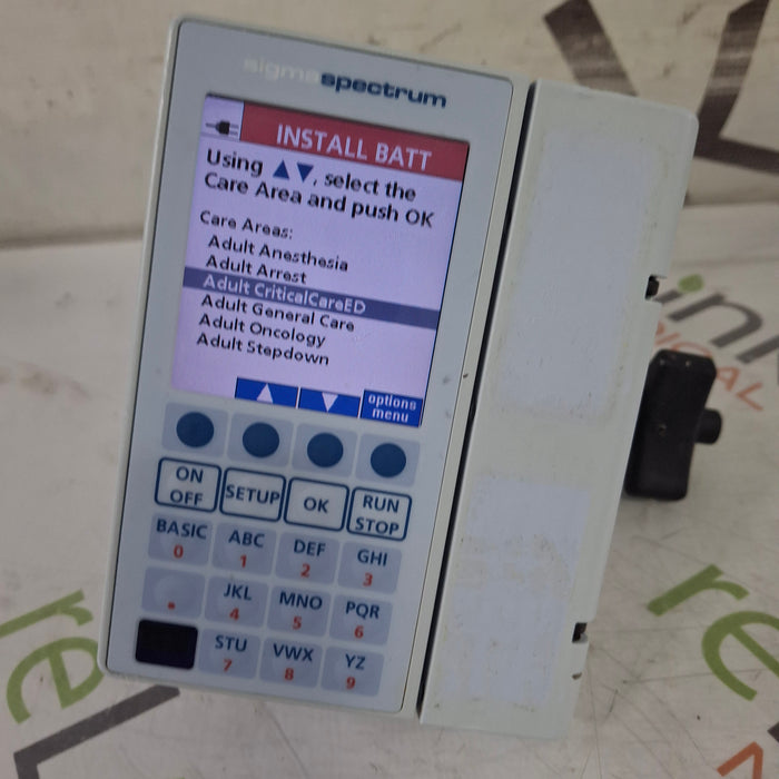 Baxter Sigma Spectrum 8.00.05 w/o Battery Infusion Pump