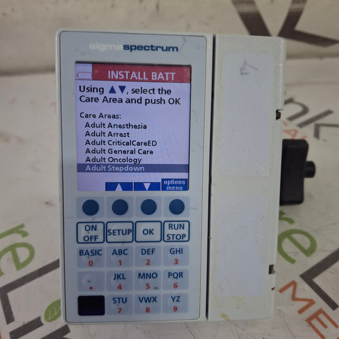 Baxter Baxter Sigma Spectrum 8.01.00 w/o Battery Infusion Pump Infusion Pump reLink Medical