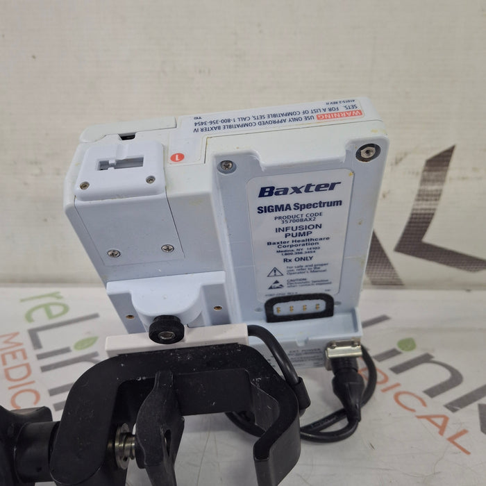 Baxter Baxter Sigma Spectrum 8.01.00 w/o Battery Infusion Pump Infusion Pump reLink Medical