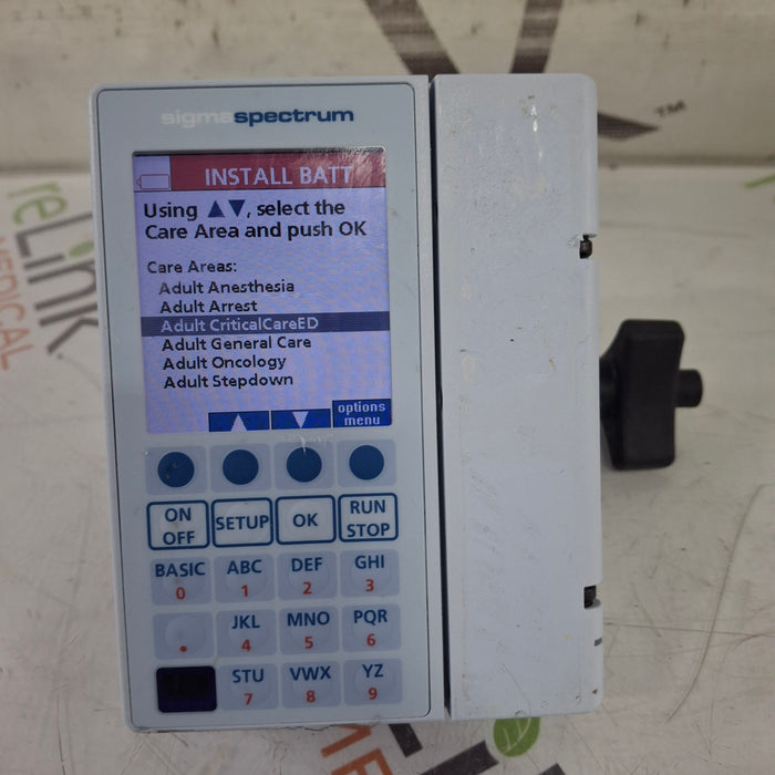Baxter Sigma Spectrum 8.01.00 w/o Battery Infusion Pump