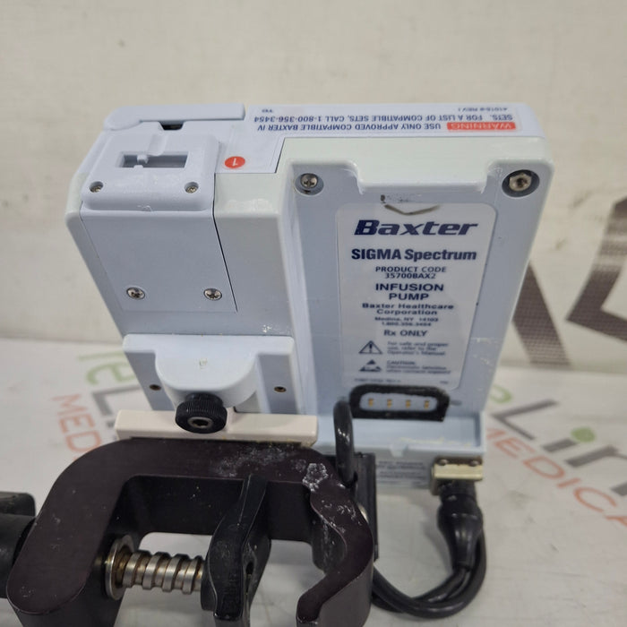 Baxter Baxter Sigma Spectrum 8.01.00 w/o Battery Infusion Pump Infusion Pump reLink Medical